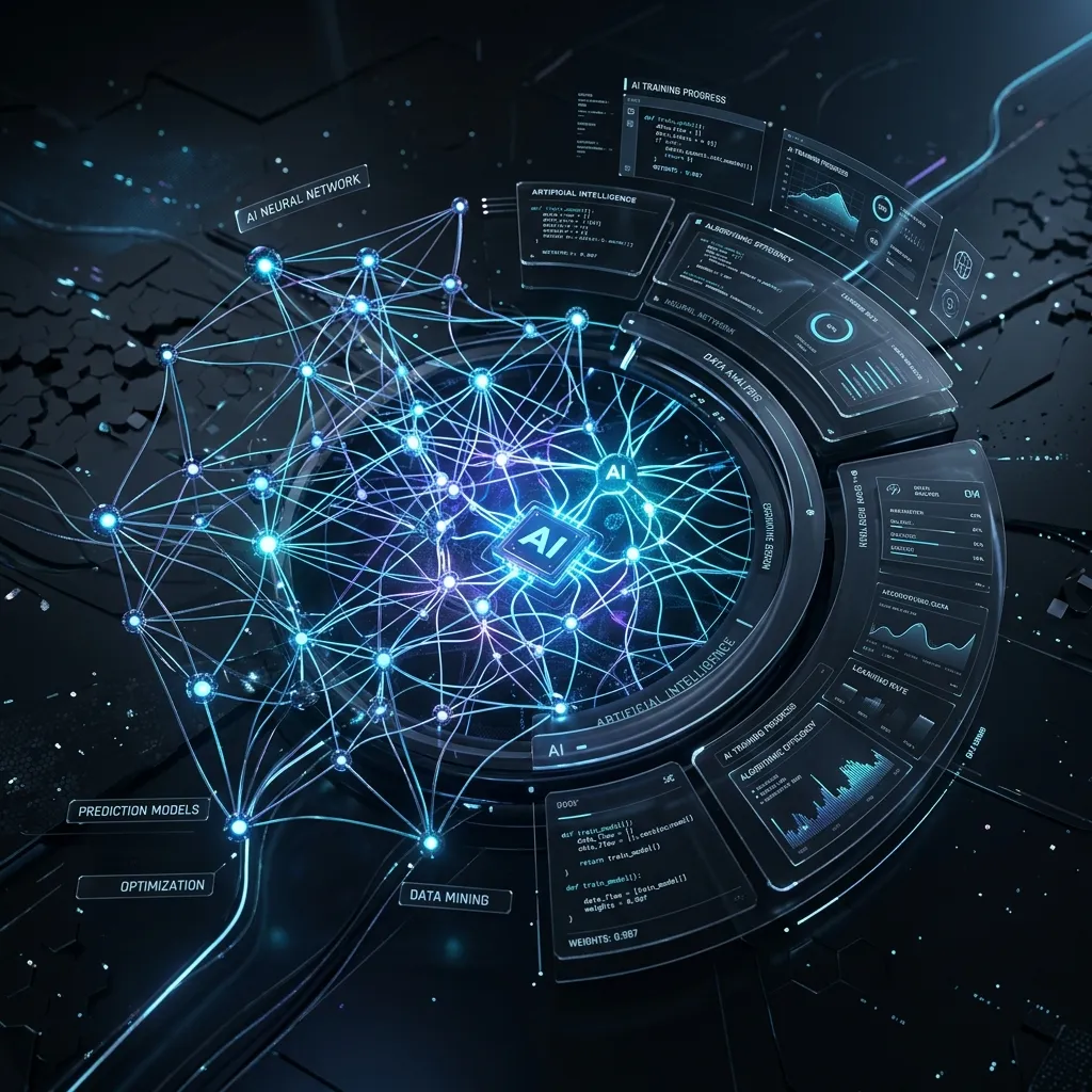 Mockup of dynamic AI generative interface patterns